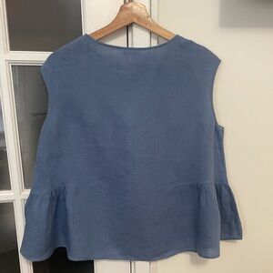 Naif Cornflower Blue Linen shirt